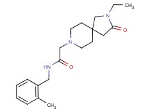 2-(2-ethyl-3-oxo-2,8-diazaspiro[4.5]dec-8-yl)-N-(2-methylbenzyl)acetamide