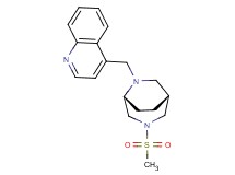 4-{[(1R*,5R*)-3-(methylsulfonyl)-3,6-diazabicyclo[3.2.2]non-6-yl]methyl}quinoline