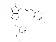 (3aS*,6aR*)-5-[(1-ethyl-1H-imidazol-2-yl)methyl]-3-[3-(4-fluorophenyl)propyl]hexahydro-2H-pyrrolo[3,4-d][1,3]oxazol-2-one