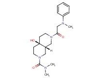 (4aR*,8aR*)-4a-hydroxy-N,N-dimethyl-7-(N-methyl-N-phenylglycyl)octahydro-2,7-naphthyridine-2(1H)-carboxamide