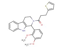 1-(2,3-dimethoxyphenyl)-2-[3-(2-thienyl)propanoyl]-2,3,4,9-tetrahydro-1H-beta-carboline