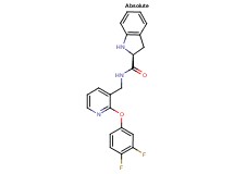 (2S)-N-{[2-(3,4-difluorophenoxy)pyridin-3-yl]methyl}indoline-2-carboxamide