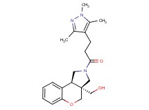 [(3aS*,9bS*)-2-[3-(1,3,5-trimethyl-1H-pyrazol-4-yl)propanoyl]-1,2,3,9b-tetrahydrochromeno[3,4-c]pyrrol-3a(4H)-yl]methanol