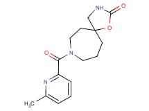 8-[(6-methyl-2-pyridinyl)carbonyl]-1-oxa-3,8-diazaspiro[4.6]undecan-2-one