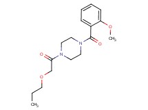 1-(2-methoxybenzoyl)-4-(propoxyacetyl)piperazine