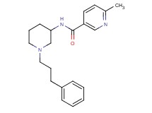 6-methyl-N-[1-(3-phenylpropyl)-3-piperidinyl]nicotinamide