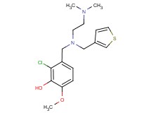 2-chloro-3-{[[2-(dimethylamino)ethyl](3-thienylmethyl)amino]methyl}-6-methoxyphenol