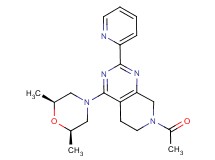 7-acetyl-4-[(2R*,6S*)-2,6-dimethylmorpholin-4-yl]-2-pyridin-2-yl-5,6,7,8-tetrahydropyrido[3,4-d]pyrimidine