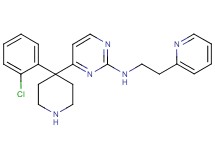 4-[4-(2-chlorophenyl)-4-piperidinyl]-N-[2-(2-pyridinyl)ethyl]-2-pyrimidinamine dihydrochloride