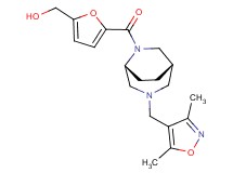 [5-({(1S*,5R*)-3-[(3,5-dimethyl-4-isoxazolyl)methyl]-3,6-diazabicyclo[3.2.2]non-6-yl}carbonyl)-2-furyl]methanol
