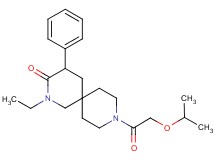 2-ethyl-9-(isopropoxyacetyl)-4-phenyl-2,9-diazaspiro[5.5]undecan-3-one