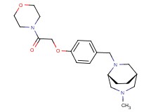 (1S*,5R*)-3-methyl-6-{4-[2-(4-morpholinyl)-2-oxoethoxy]benzyl}-3,6-diazabicyclo[3.2.2]nonane