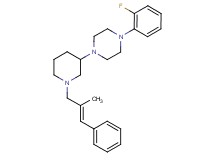 1-(2-fluorophenyl)-4-{1-[(2E)-2-methyl-3-phenyl-2-propen-1-yl]-3-piperidinyl}piperazine