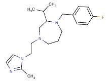 1-(4-fluorobenzyl)-2-isopropyl-4-[2-(2-methyl-1H-imidazol-1-yl)ethyl]-1,4-diazepane