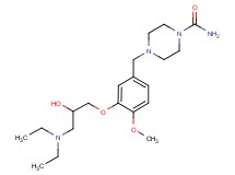 4-{3-[3-(diethylamino)-2-hydroxypropoxy]-4-methoxybenzyl}piperazine-1-carboxamide