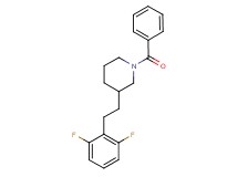 1-benzoyl-3-[2-(2,6-difluorophenyl)ethyl]piperidine