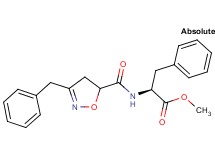 methyl N-[(3-benzyl-4,5-dihydro-5-isoxazolyl)carbonyl]-L-phenylalaninate