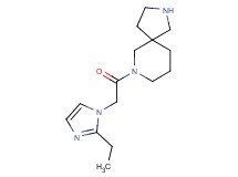 7-[(2-ethyl-1H-imidazol-1-yl)acetyl]-2,7-diazaspiro[4.5]decane dihydrochloride