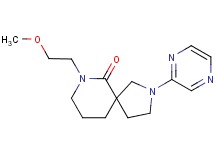 7-(2-methoxyethyl)-2-pyrazin-2-yl-2,7-diazaspiro[4.5]decan-6-one