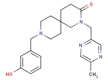 9-(3-hydroxybenzyl)-2-[(5-methylpyrazin-2-yl)methyl]-2,9-diazaspiro[5.5]undecan-3-one