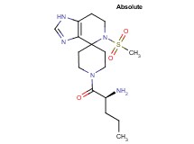 ((1S)-1-{[5-(methylsulfonyl)-1,5,6,7-tetrahydro-1'H-spiro[imidazo[4,5-c]pyridine-4,4'-piperidin]-1'-yl]carbonyl}butyl)amine dihydrochloride