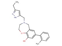 4-[(3-ethyl-1H-pyrazol-5-yl)methyl]-7-(2-methylphenyl)-2,3,4,5-tetrahydro-1,4-benzoxazepin-9-ol