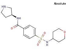 N-[(3S)-3-pyrrolidinyl]-4-[(tetrahydro-2H-pyran-4-ylamino)sulfonyl]benzamide hydrochloride