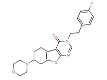 3-[2-(4-fluorophenyl)ethyl]-7-(4-morpholinyl)-5,6,7,8-tetrahydro[1]benzothieno[2,3-d]pyrimidin-4(3H)-one