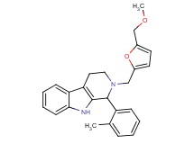 2-{[5-(methoxymethyl)-2-furyl]methyl}-1-(2-methylphenyl)-2,3,4,9-tetrahydro-1H-beta-carboline