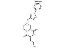 (3S,9aR)-8-[(1-phenyl-1H-pyrazol-4-yl)methyl]-3-propyltetrahydro-2H-pyrazino[1,2-a]pyrazine-1,4(3H,6H)-dione