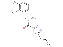 N-(2,3-dimethylbenzyl)-N-methyl-5-propyl-1,3,4-oxadiazole-2-carboxamide