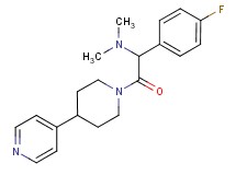 1-(4-fluorophenyl)-N,N-dimethyl-2-oxo-2-[4-(4-pyridinyl)-1-piperidinyl]ethanamine