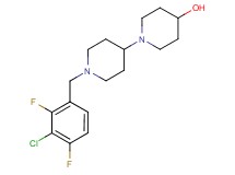 1'-(3-chloro-2,4-difluorobenzyl)-1,4'-bipiperidin-4-ol