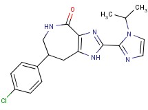 7-(4-chlorophenyl)-2-(1-isopropyl-1H-imidazol-2-yl)-5,6,7,8-tetrahydroimidazo[4,5-c]azepin-4(1H)-one