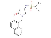 N-[1-(1-naphthylmethyl)-5-oxo-3-pyrrolidinyl]-2-propanesulfonamide