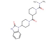 N,N-dimethyl-3-{[4-(2-oxo-2,3-dihydro-1H-benzimidazol-1-yl)-1-piperidinyl]carbonyl}-1-piperidinecarboxamide