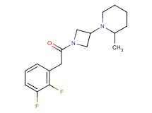 1-{1-[(2,3-difluorophenyl)acetyl]-3-azetidinyl}-2-methylpiperidine