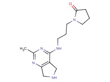 1-{3-[(2-methyl-6,7-dihydro-5H-pyrrolo[3,4-d]pyrimidin-4-yl)amino]propyl}pyrrolidin-2-one