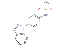 N-[5-(1H-pyrazolo[3,4-b]pyridin-1-yl)pyridin-2-yl]methanesulfonamide
