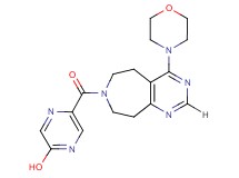 5-[(4-morpholin-4-yl-5,6,8,9-tetrahydro-7H-pyrimido[4,5-d]azepin-7-yl)carbonyl]pyrazin-2-ol