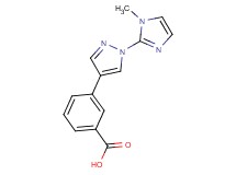 3-[1-(1-methyl-1H-imidazol-2-yl)-1H-pyrazol-4-yl]benzoic acid