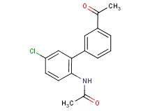 N-(3'-acetyl-5-chlorobiphenyl-2-yl)acetamide