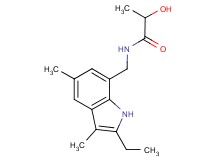 N-[(2-ethyl-3,5-dimethyl-1H-indol-7-yl)methyl]-2-hydroxypropanamide
