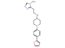 1-[4-(2-furyl)phenyl]-N-[2-(4-methyl-4H-1,2,4-triazol-3-yl)ethyl]-4-piperidinamine