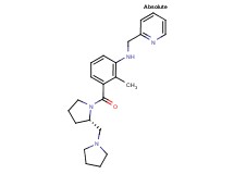 (2-methyl-3-{[(2S)-2-(pyrrolidin-1-ylmethyl)pyrrolidin-1-yl]carbonyl}phenyl)(pyridin-2-ylmethyl)amine