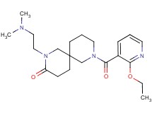 2-[2-(dimethylamino)ethyl]-8-[(2-ethoxypyridin-3-yl)carbonyl]-2,8-diazaspiro[5.5]undecan-3-one