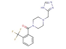 1-(4H-1,2,4-triazol-3-ylmethyl)-4-[2-(trifluoromethyl)benzoyl]piperazine