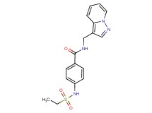 4-[(ethylsulfonyl)amino]-N-(pyrazolo[1,5-a]pyridin-3-ylmethyl)benzamide