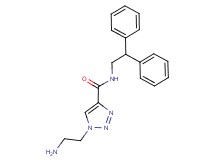 1-(2-aminoethyl)-N-(2,2-diphenylethyl)-1H-1,2,3-triazole-4-carboxamide