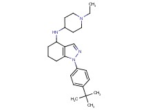 1-(4-tert-butylphenyl)-N-(1-ethyl-4-piperidinyl)-4,5,6,7-tetrahydro-1H-indazol-4-amine